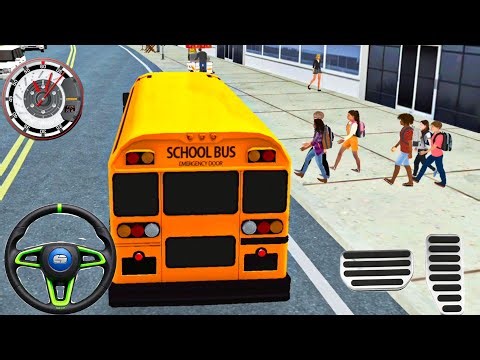 Best Pick And Drop School Bus Simulator Android Gameplay Video