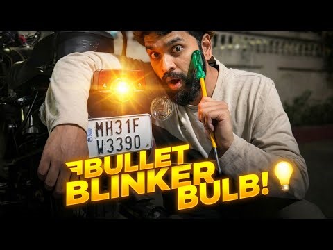 I Installed Blinking Tail Light on My Bullet😎🔥 | Bullet Blinking Tail Light💡Royal Enfield Crazy Mod.