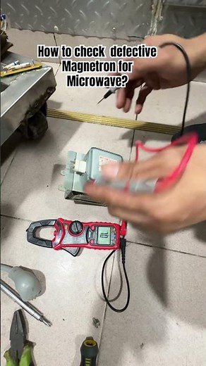 How to check defective magnetron of microwave? #technicalvlogph #technician