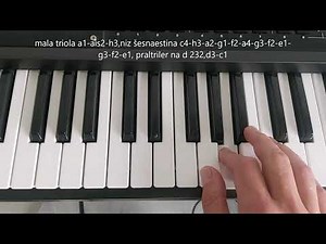 moravac kolo tutorial, sa svim trilerima i kodom, skola sviranja harmonika klavijatura