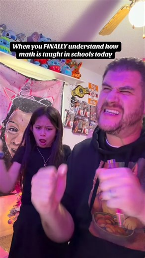 TJ and Kylee on Instagram: "I still get confused #fatherdaughter #trend #math #parents #wholesome #kybyeee"