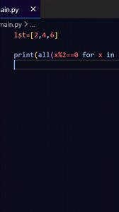 Check if the list is even using Python #coding #python #programming