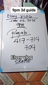 9pm 3d guide.. 371.. congrats sa nka m10.. regalo yesterday.. | Elsey Vlog