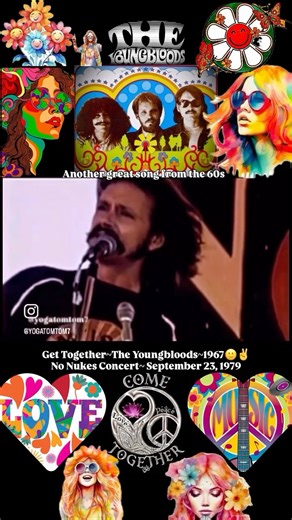 Tommy Franklin on Instagram: "Get Together~The Youngbloods~1967🙂✌️ No Nukes Concert~ September 23, 1979"