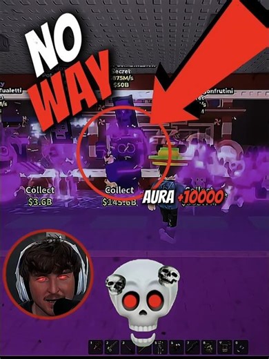 INSANE Aura In Steal A Brainrots #muichirotokito