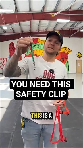No Bad Dogs safety clip keeps you connected if a training collar opens or breaks unexpectedly