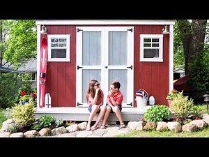 Transforming a pre-made shed into an amazing bunkhouse!