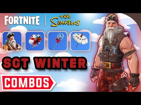 Best *SGT. WINTER* Skin COMBOS with Gameplay