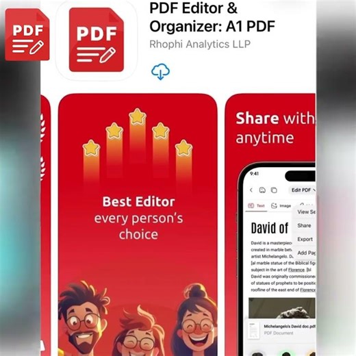 PDF Editor - Say No to Scanner - 1X1