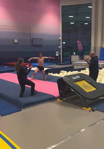 Incredible Gymnastics Skill by 14-Year-Old Fullfullrudy