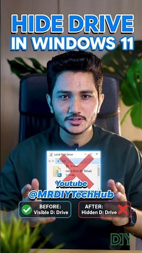 Hide Drive in Windows 11 – Quick & Safe Trick!