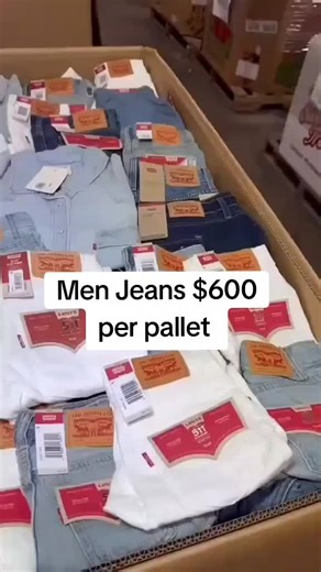 Affordable Men's Jeans Pallets for $600