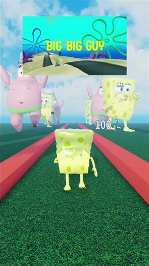 Spongebob play Big Guy walkspeed music 😊