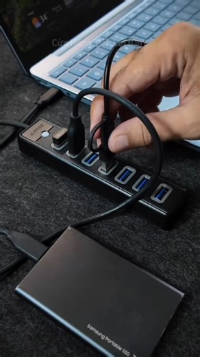 Hub chia 7 cổng USB 3.0 tốc độ cao #hub #hubusb #hubchiausb #hubchiacongusb #orico