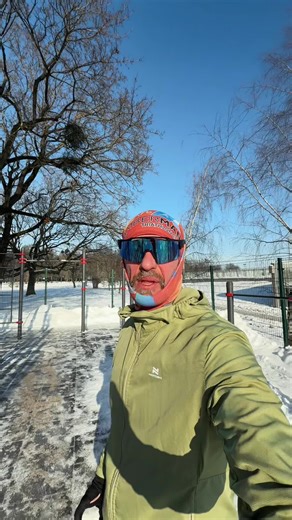 Не так уж и холодно 😜 #мороз #зима #running #run #бег