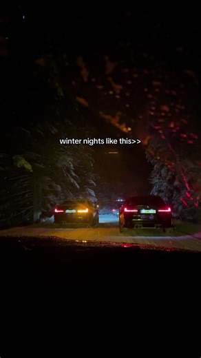 Winter Night Drive Experiences with BMW
