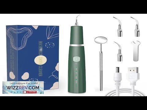 Ultrasonic Tooth Cleaner Kit Dental Plaque Calculus Stain Remover Teeth Cleaning