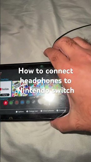 How to connect headphones to Nintendo switch