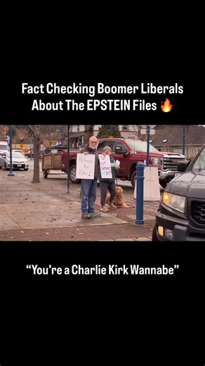 NEW: Boomer Liberals just outside of Portland, Oregon, called me a “Charlie Kirk wannabe” after I dared point out they only care about the Epstein files now that Trump is in office. They wanted smoke, so I handed out truth bombs like party favors. This is just the beginning lol More wild clips coming from the opening battle of the Boomer Liberal War. 🤣 | OFA Media