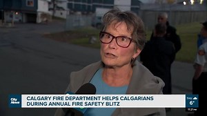 Calgary Fire Department goes out on annual fire safety blitz