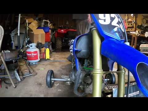Yamaha TTR 50 Moose Training Wheel Install