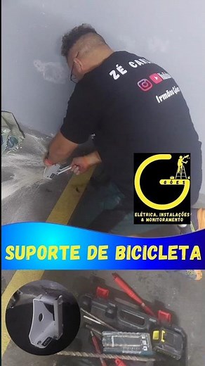 Instalação de Suporte de Bicicleta