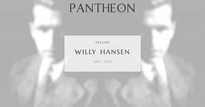 Willy Hansen Biography | Pantheon