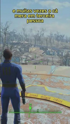 Fallout 4 - How to Adjust the Camera in 3rd Person #Short