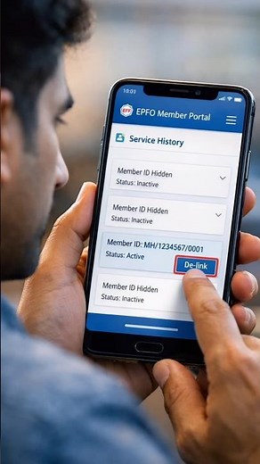 EPFO New Update: Delink Member ID from UAN Explained🔥 #epfo #DELINK #uan #MEMBER ID #epfindia #pf
