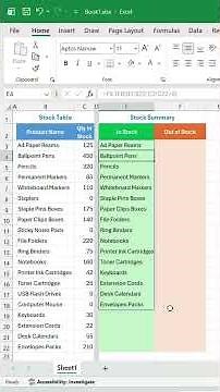 create stock tracker in excel #exceltips #exceltutorial