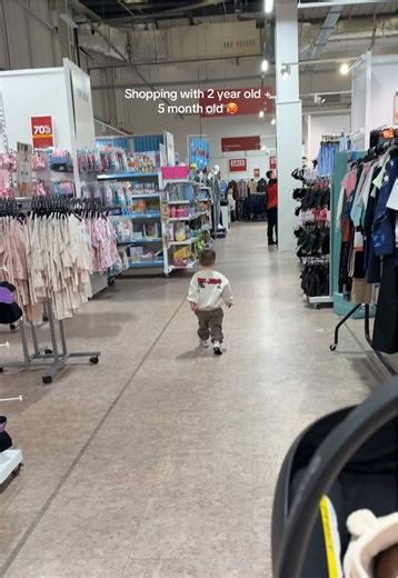 Shopping Adventures with a Toddler and Baby