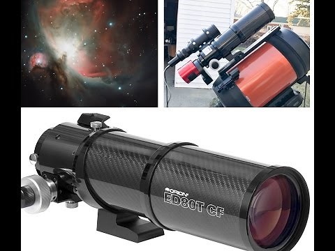 Orion ED80T CF Telescope Review, Setup, First Light