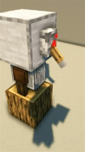 Minecraft Rocking Chair Decoration