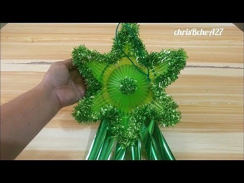 DIY Mini Christmas Lantern / Parol Using Drinking Straw Recycled Style 2