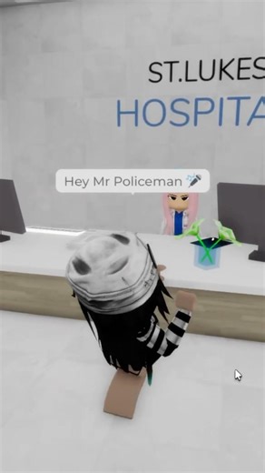 Hey Mr. Policeman👮‍♂️🚔 LYRIC PRANK 😂 #roblox