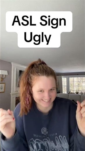 Learn How To Sign "Ugly" in ASL for Beginners | American Sign Language #shorts
