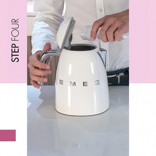 How to descale your Smeg kettle