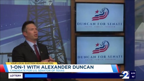 Newcomer Alex Duncan targets Cornyn, Paxton in 2026 primaries