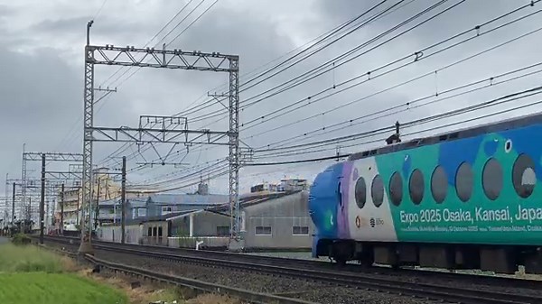 南海50000系 ラピート（大阪•関西万博ラッピング）/ Nankai 50000 series Rapi:t "Kansai/Osaka Expo Wrapping"