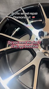 #profixwheels #fypシ #diamomdcut #shiny #CurbRashFix | Profix wheel repair