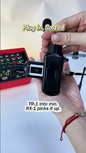 ACEMIC RT-1 Wireless XLR Transmitter & Receiver | Turn Any Mic Wireless!