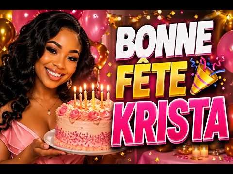 Happy birthday Krista 🎉 Happy Birthday - Konpa Vibe 2026 - Maxo Mizik