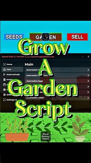 Grow A Garden Script Speed hub
