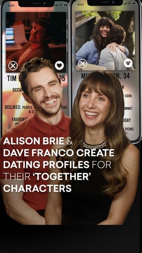Alison Brie and Dave Franco create dating profiles for their 'Together' characters 🤣❤ 'Together' is in cinemas now 🍿 | The Hook
