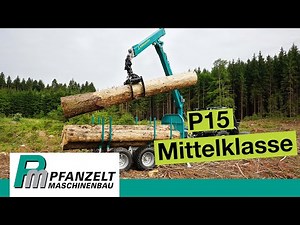 Pfanzelt Profi Rückeanhänger P15
