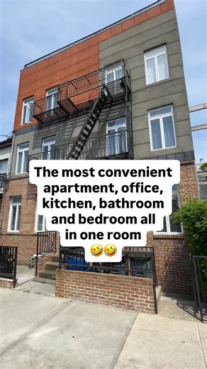 SimplyBrooklyn on Instagram: "The most convenient apartment 🤣🤣 #realestate #nycbuildings #brooklyn #apartment #reelsinstagram"
