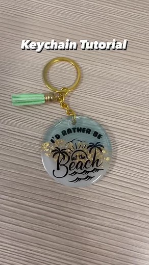 Acrylic Keychain Tutorial ✨ #beachvibes #summer #gifts #keychains #howto #tutorial #tiktoktaughtme #fypシ #explorepage✨ #foryou