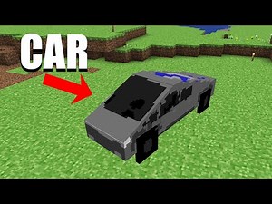 We added "cars" to Minecraft...