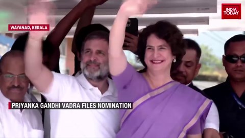 Priyanka Gandhi files nomination from Wayanad, takes political plunge