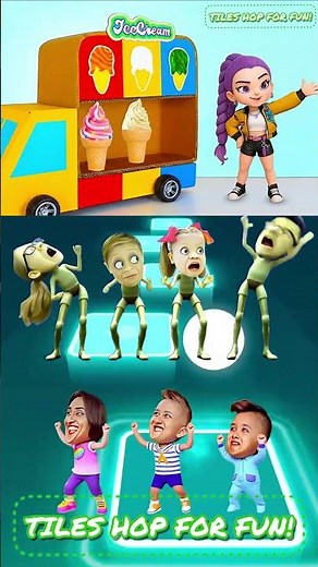 KPOP DEMON HUNTERS 🌻 RUMI Transformation #1 🎶 Tiles Hop 🎮 #kpopdemonhunters #rumi #tileshop